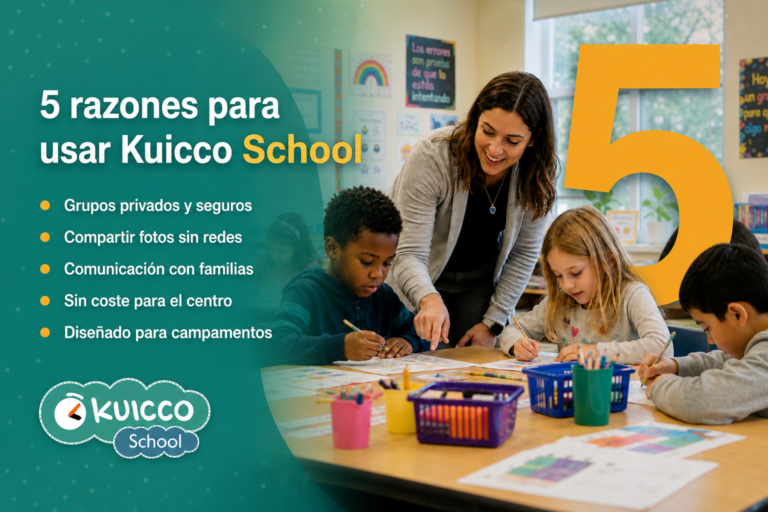 5 razones para usar Kuicco School en tu centro educativo o campamento